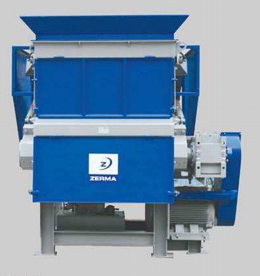Déchiqueteur mono rotor ZSS850 - machine multi-usages avec ouverture goulotte 1700x1180 mm et moteur 37 kW_0
