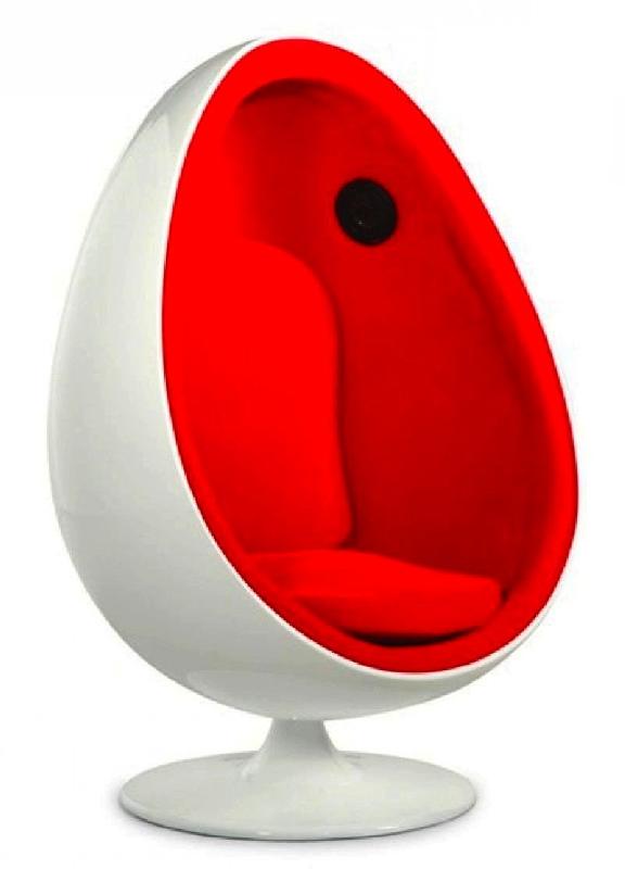 Fauteuil pivotant oeuf enceinte pioneer egg chair coque