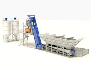 Fivetech 2500 S Centrale à béton mobile - Euromecc - 130 m3/h - Pré-câblage et cabine intégrée_0