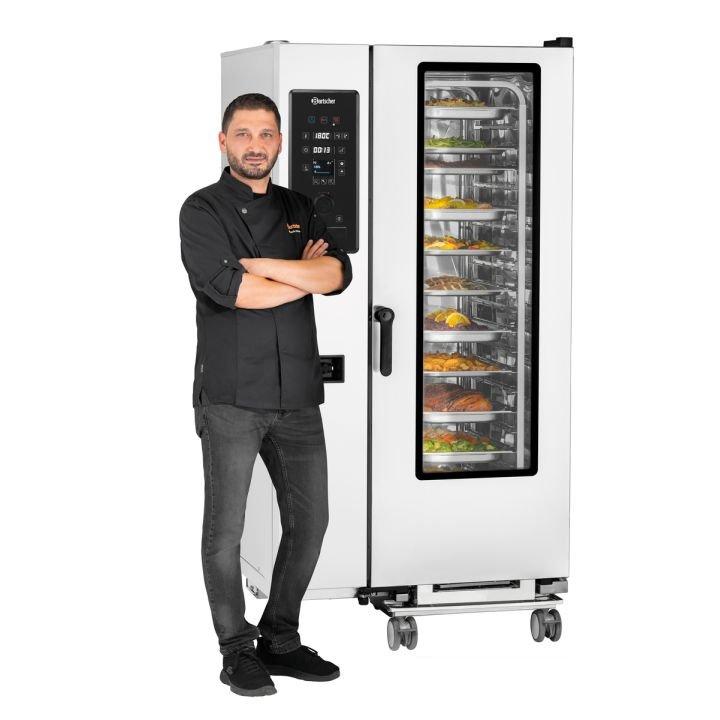 Four mixte vapeur pré-programmés 20 x GN 1/1, GIGASTEAM, 38 400 W, 400 V - TRI_0