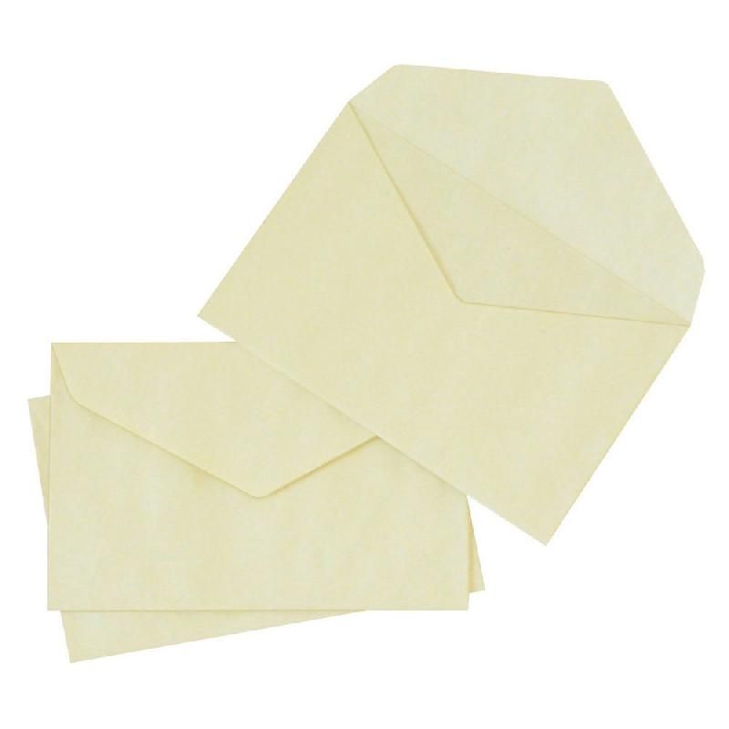 GPV ENVELOPPE POUR ÉLECTION LA COURONNE - 140 X 90 MM - JAUNE - BOITE DE 1000