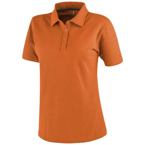 Polo manches courtes femme Primus - Col côte en tricot plat - Maille piquée 100% coton - 160-165 g/m²_0