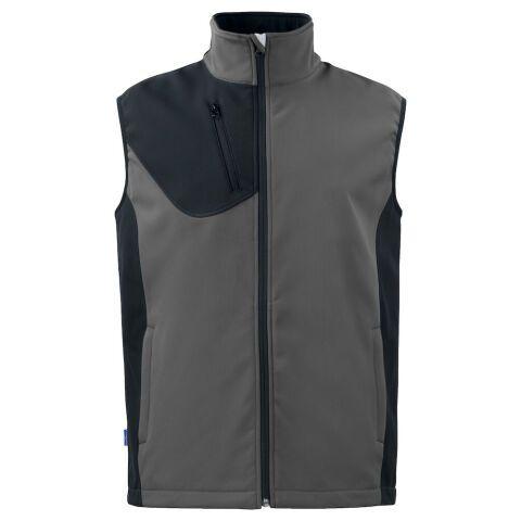 PROJOB 3702 BODYWARMER SOFTSHELL PRIO BICOLORE GRIS - TAILLE XXXXL