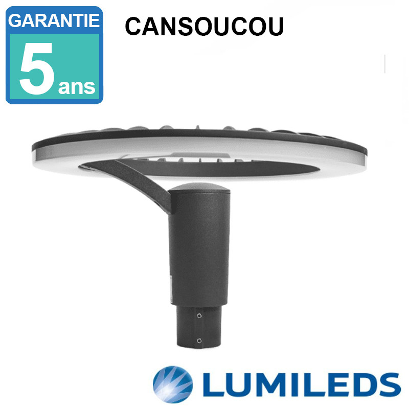 Réverbère led 60w urban philips luminleds smd 3030 160lm/w -  référence cansoucou_0