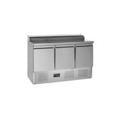 Comptoir de préparation de sandwich GN1/1 - 3 portes pleines à charnières | Tefcold - SS1435 - SS1435_0