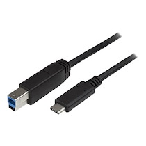 STARTECH.COM CÂBLE USB-C VERS USB-B DE 2 M - CORDON USB TYPE-C VERS TYPE-B POUR IMPRIMANTE - M/M - USB 3.0 - CÂBLE USB - USB-C POUR USB TYPE B - 2 M
