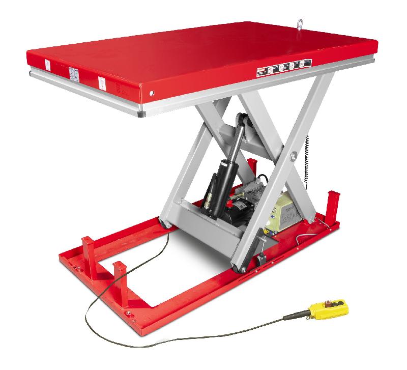 Table élévateur à ciseaux électro-hydraulique d'une hauteur de 990mm et d'une capacité de 1000 kg MW Tools TPSL1100_0