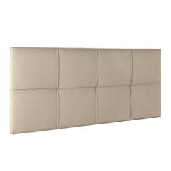 VS Venta-stock Tête de lit tapissée Sicilia 140x60 cm Beige - beige polyester I24120_0