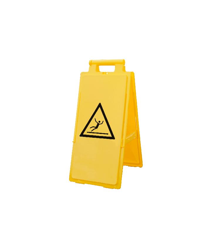 Balise de signalisation neutre sol glissant - 190232_0