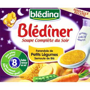 Bledina Blediner Soupe Complete Du Soir Farandole De Petits Legumes Des 8 Mois 2 X 250 Ml Telemarketpro Fr Hellopro