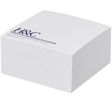 Bloc notes mémos médium Block-Mate® 3B 85x85 - 430 feuilles blanches - Impression personnalisable_0