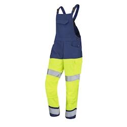 Cepovett - Cotte de travail Fluo Safe XP Jaune / Bleu Marine Taille XS - XS jaune 3603624977023_0