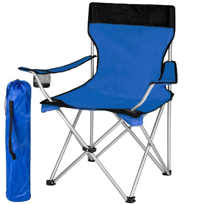 Chaise pliante camping extérieur bleu 2208093
