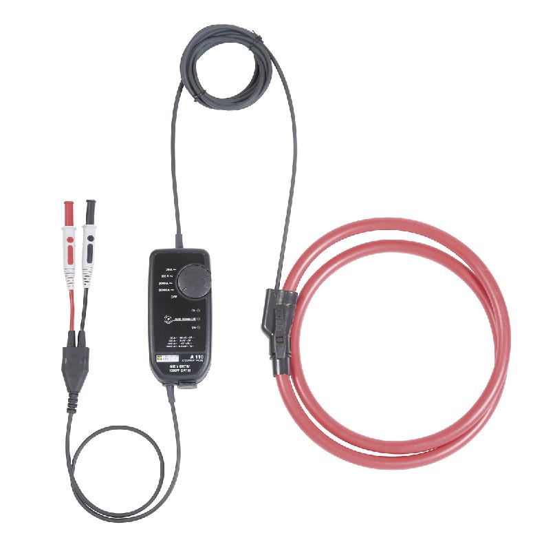 CHAUVIN ARNOUX - AmpFlex A110 - Capteur flexible d'intensité - Entrée/Sortie : 30-300-3k-30kA/3V - Longueur capteur 120cm - Sortie par cordon et fiches mâles diam 4mm isolées_0