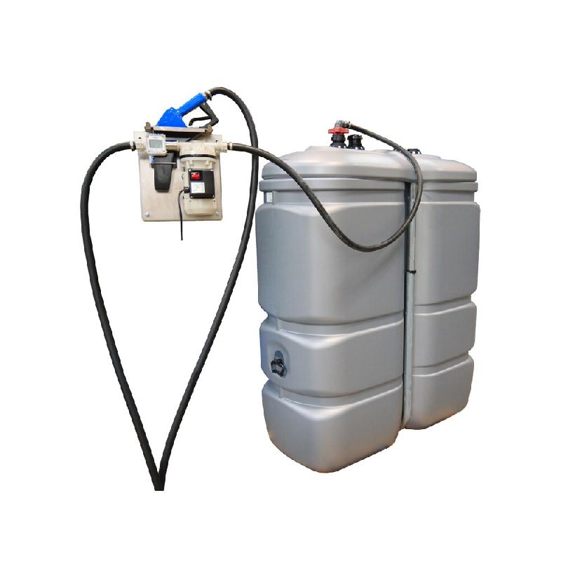 Cuve de stockage  adblue 1000l avec pistolet et débimètre - GRIS - gris 3660233244199_0