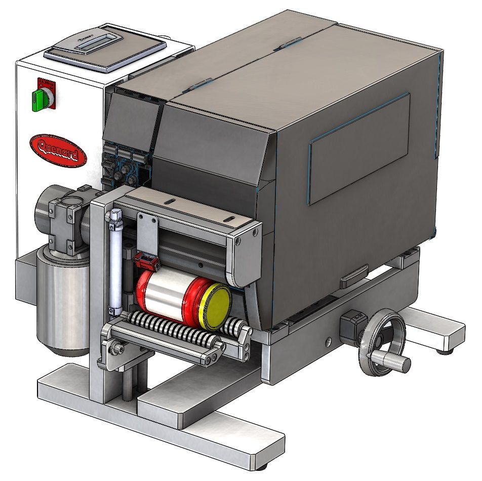 Etiqueteuse semi-automatique disposant d'un rouleau presseur pneumatique - Autofix MTR-ip/MTRX-ip_0