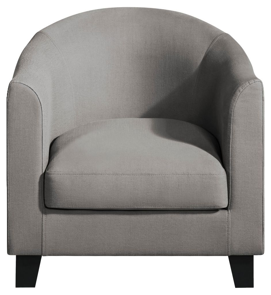 Fauteuil modèle I - Réf. ISOFASIL - Forme arrondie, accoudoirs fins, pieds en bois wengé_0