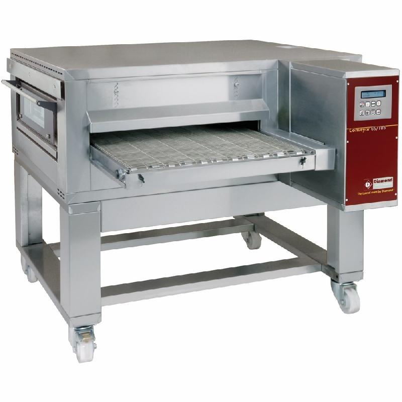 Four convoyeur ventilé à gaz pour pizza - Tapis 650 mm - FTGV65/110-N - Production jusqu'à 155 pizzas/heure_0