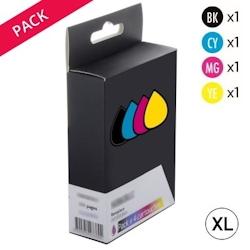 Generique Génériques HP 903XL Pack 4 Cartouches génériques Noir et Couleurs - multicolore 3701352326912_0