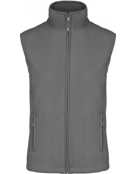 Gilet micropolaire sans manche basic femme 280gr - 100% polyester anti-boulochage - coupe cintrée - por0004_0