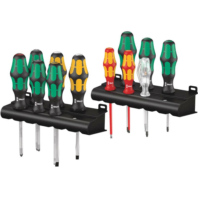 Wera Kraftform Plus / 05029510001 Jeu de tournevis 395 HO 7 pièces