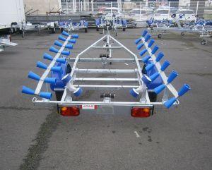 Remorque pneumatique SW345PN12 - 500 kg PTAC - 329 kg R13 - rampe de rouleaux - moyeux à bain d'huile_0