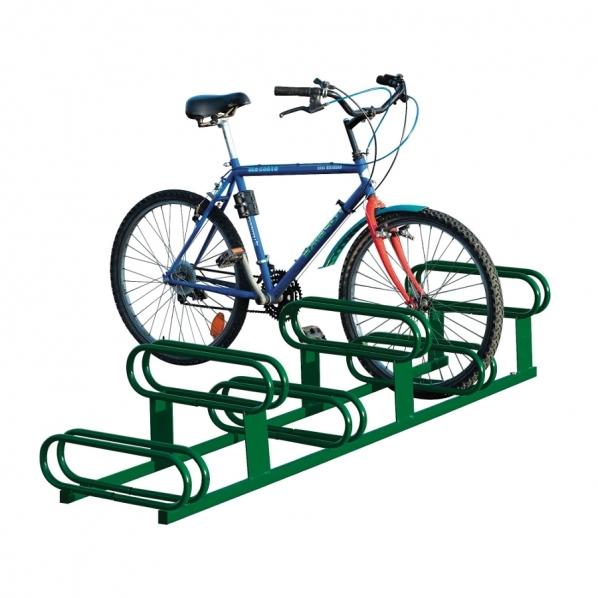 Support à vélos 6 places décalées - PROCITY - Fabriqué en France - Garantie 5 ans_0