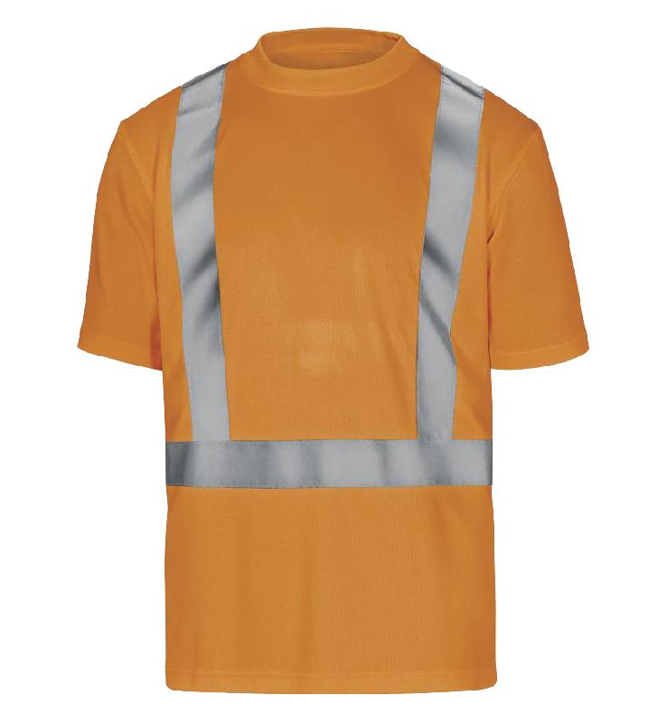 Tee-shirt manches courtes haute visibilité orange/gris tl - DELTA PLUS - cometorgt - 752000_0