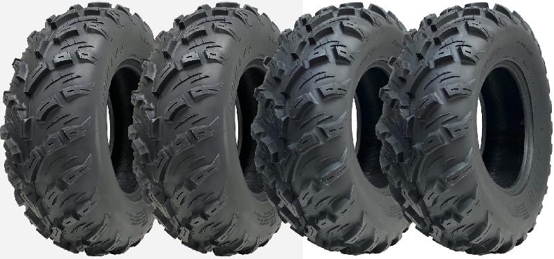 25x10.00-12  25x8.00-12 ATV Tyres 4ply P3080 OBOR Pinacle Road Legal (Set of 4)_0