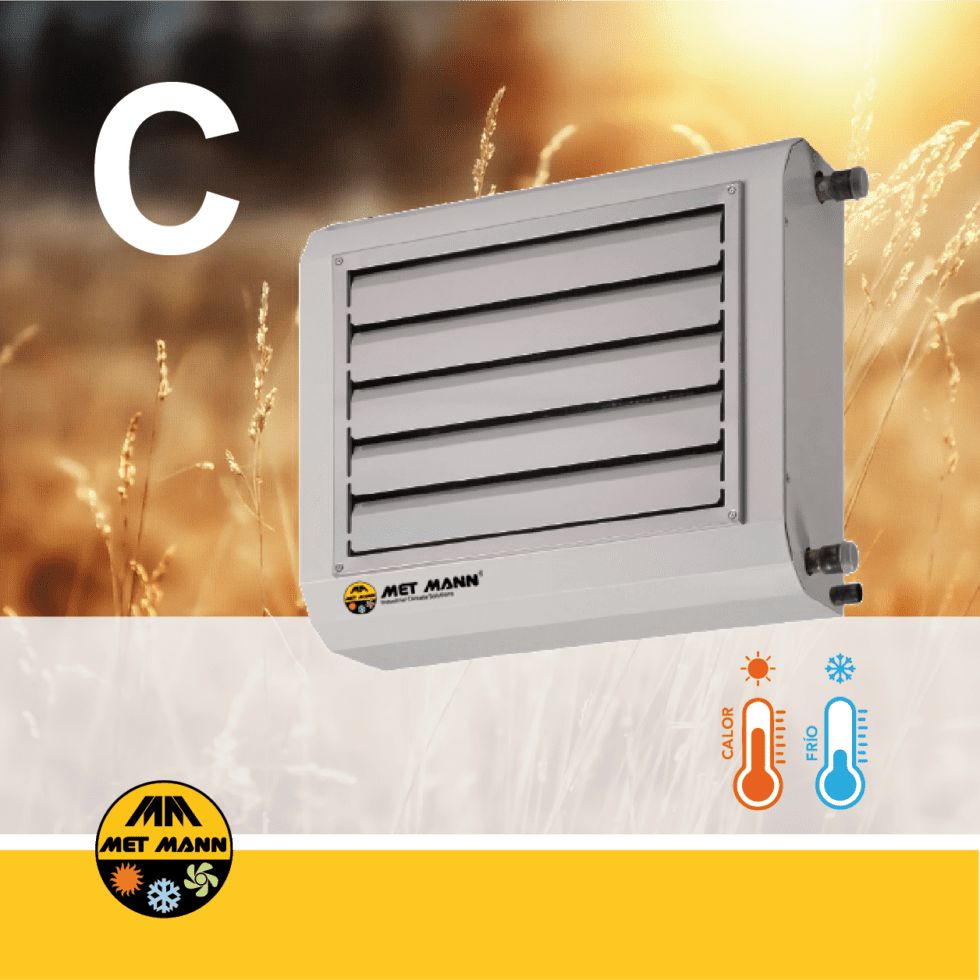 Aérotherme avec batterie de refroidissement et de chauffage 19 à 108 kW - Ventilateur axial 3 vitesses - ATR-C/F_0