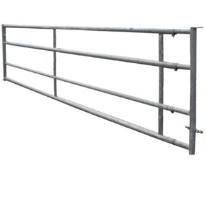Barrières agricoles tubulaires 4 lisses - diamètre 60 mm - longueur de 3 150 à 5 650 mm_0