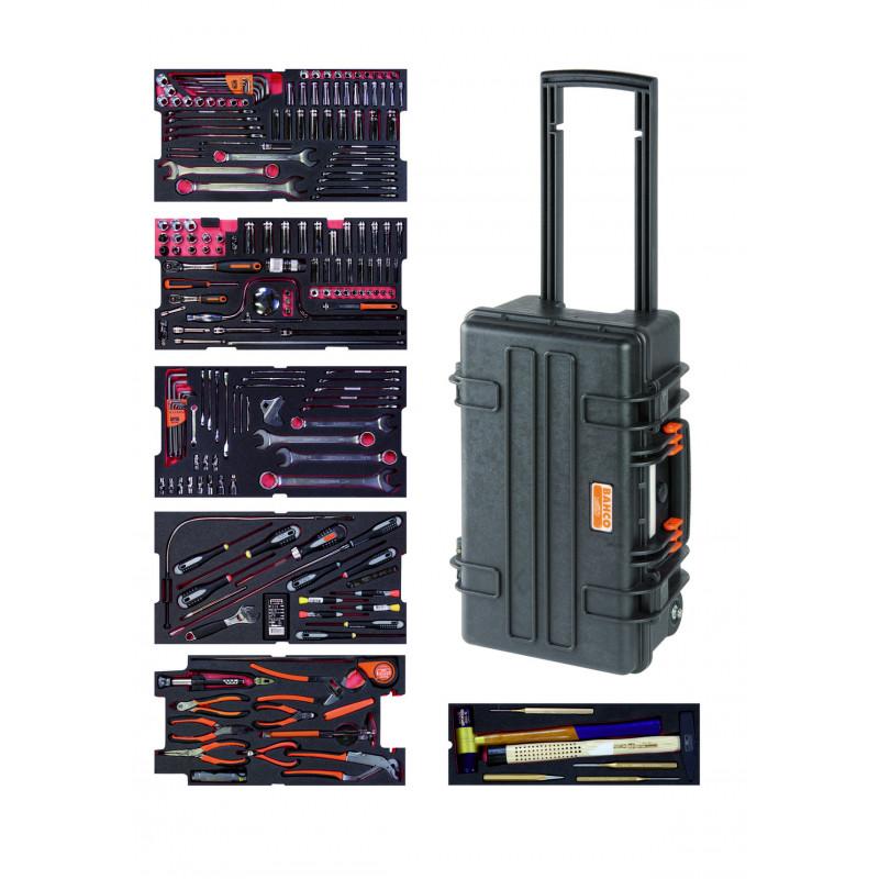 Caisse rigide à usage intensif, kit d'outils aviation - 240 pcs - Bahco | 4750RCHDW01FF1_0