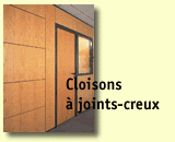 Cloison amovible à joints-creux - démontable avec panneaux interchangeables et intégration de vitrages ou bloc-portes_0