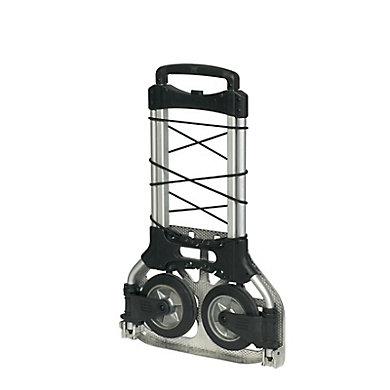 Diable pliable Cenpac - 125 et 250 kg - Aluminium, roues repliables et tablier télescopique_0