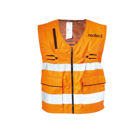 Gilet haute visibilité pour harnais antichute référence ngv_0