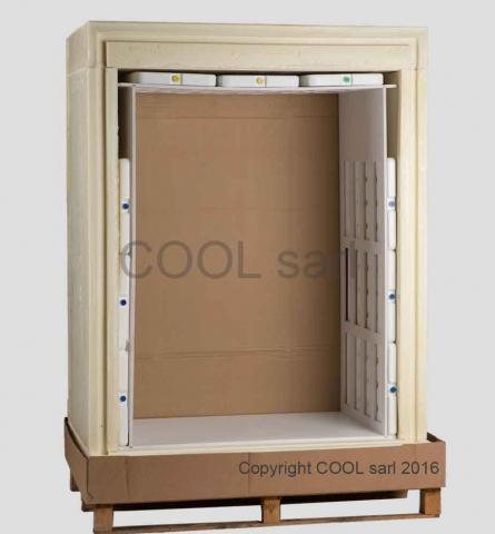 Palette-box isotherme performance 760 litres - caisse palette réutilisable ou usage unique - froid positif et négatif_0