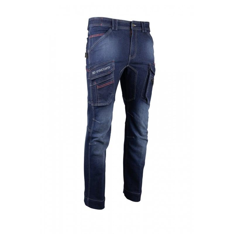 Pantalon denim stretch multipoches - PADDLE- FACOM | FXWW1040E_0