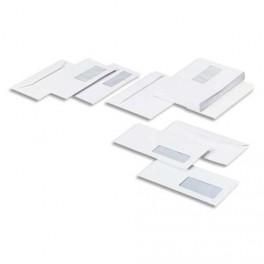 PIRENA BOÎTE DE 1000 ENVELOPPES BLANCHES INSERTION MÉCANIQUE 80G FORMAT 162X229MM