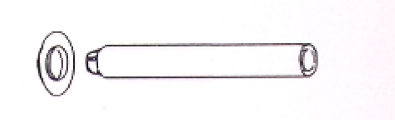 Terminal horizontal polypropylène 80/125 0,77m réf 7716900609_0