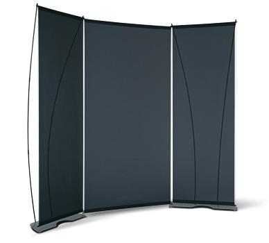 Totems DL 800 triptyque - alternative innovante au stand parapluie, réutilisable seul_0
