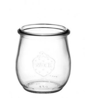 Bocaux en verre WECK corolle 220 ml Ø 60mm SANS couvercle ni joint (diam. 60 mm) -  WN000076_0