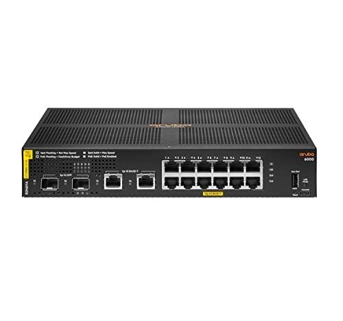 HEWLETT PACKARD ENTERPRISE ARUBA 6000 - 12G Class4 PoE, 2G/2SFP, 139W, entièrement géré_0