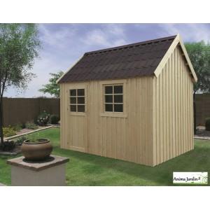 Abri de jardin en bois 16mm, oleron - s8717-sans plancher_0