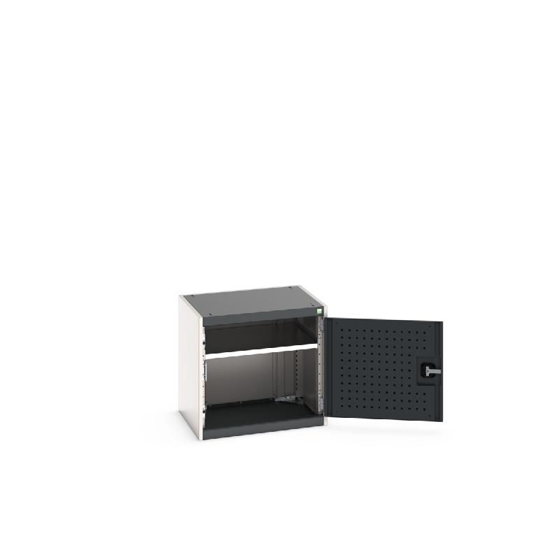 Armoire d'atelier Cubio - SMF-656-1.1 - Portes Perfo - LxPxH: 650x525x600mm_0