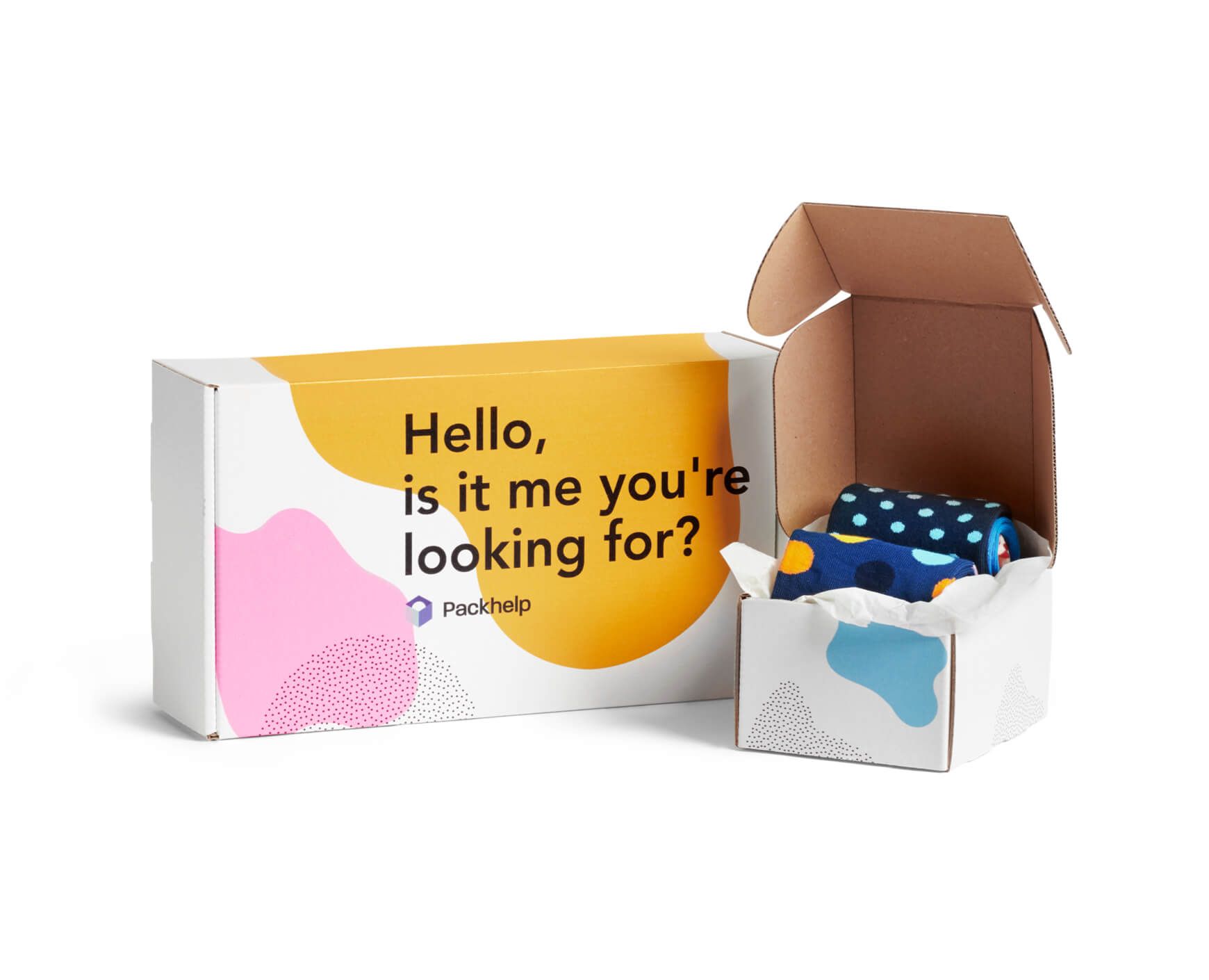 Boîte d'expédition éco couleur - Packhelp SA - personnalisable, 19.6 x 15.1 x 8.6 cm, impression CMJN et carton blanchi_0