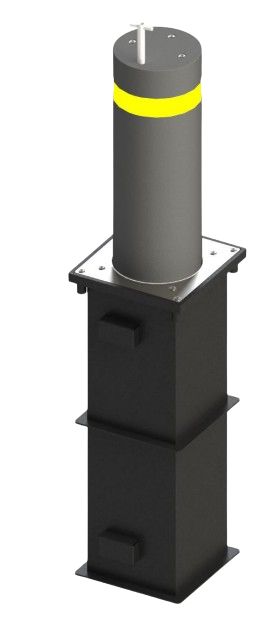 Borne de régulation BECO MANU EVO - Citinnov - Semi-automatique, inox, H600mm, Ø220mm_1