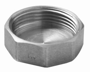 Bouchon laiton nickelé femelle à visser - Réf. FIG300LN - Norme NF EN 1254-4 - Température -20°C à +130°C_0
