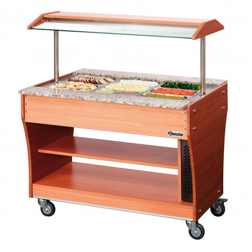 BUFFET CHAUD PROFESSIONNEL BARTSCHER - 3 BACS GN 1/1