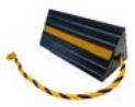 Cale de roue seule 950100 - longueur 240 mm - corde polyéthylène 50 cm - poids 2,4 kg_0