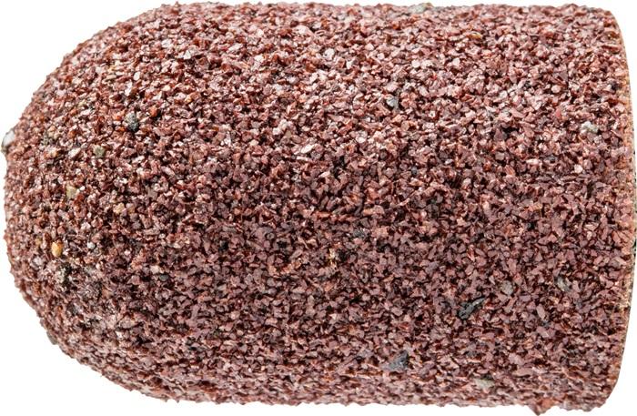 Capuchon abrasif POLICAP D16xH26mm granulation 60 cylindrique à  bout arrondi WRC marron PFERD_0